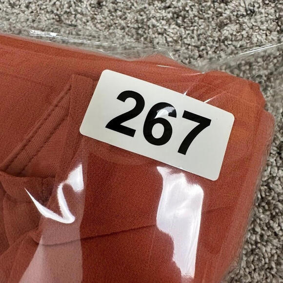 Chloe+Rene Womens 2X‎ Dress Orange Flowy Summer - Picture 8 of 8